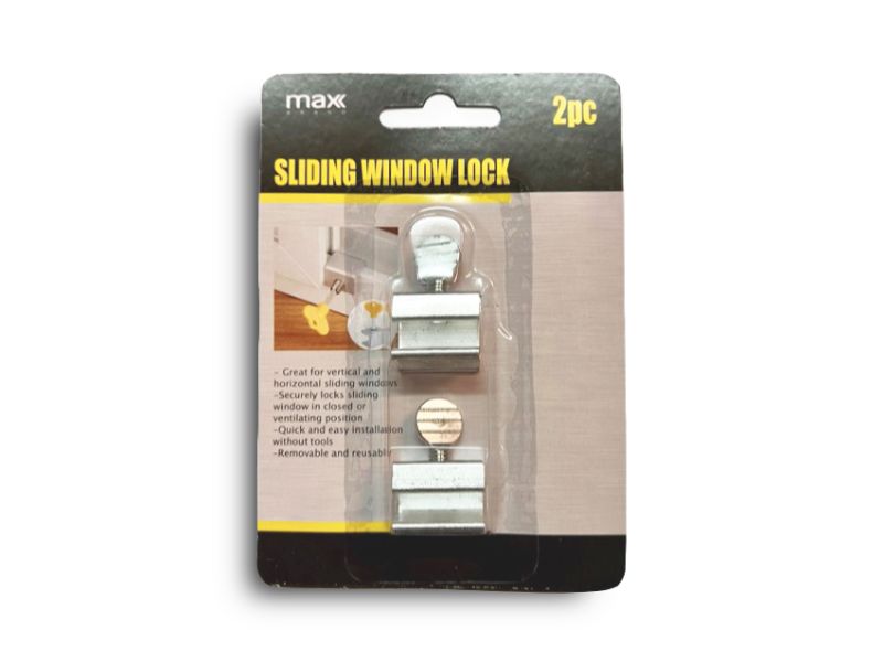 Sliding Window Lockers - Maxcare 25mm x 2PC (12 Packs)