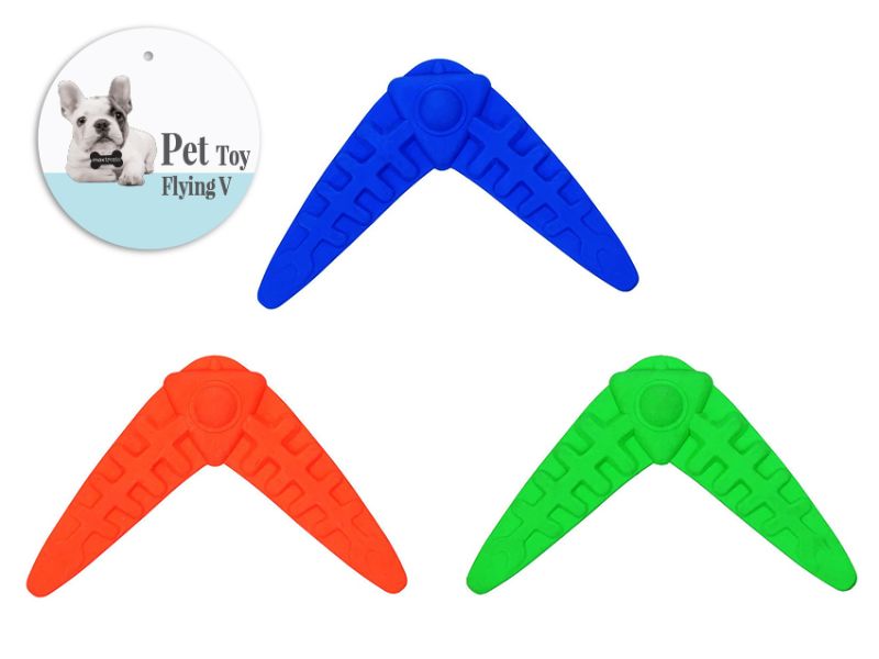 Dog Toy - Max Treats Flying V 14cm/60g (Set of 12 Assorted)