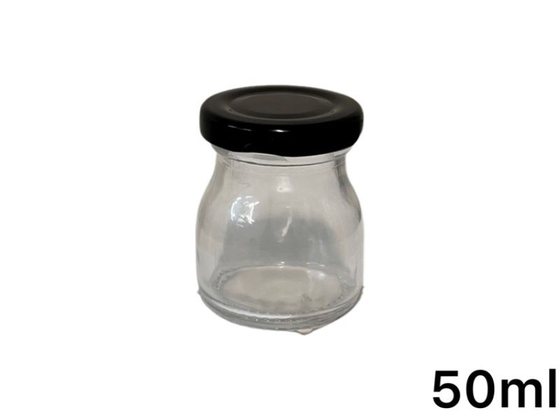 Round Jar - MAX Brand Screw Top 50ml (12 Units)