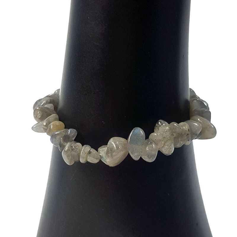 Labradorite 5mm Chip Bracelet (Set of 3)
