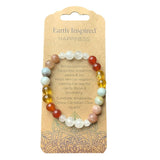 Happiness 8mm Wellness Bead Bracelet (Set of 3)