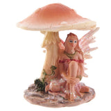 Ornament - Flower Fairy Resting Under Mushroom (Set of 4 Assorted)