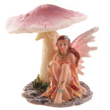 Ornament - Flower Fairy Resting Under Mushroom (Set of 4 Assorted)