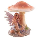 Ornament - Flower Fairy Resting Under Mushroom (Set of 4 Assorted)