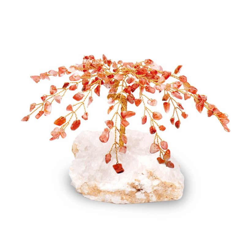Gemstone Tree - Crystal Base Carnelian (12.7cm)