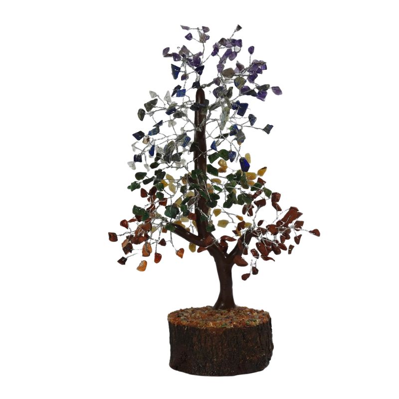 Chakra Crystal Tree Neem Base 30cm