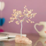 Rose Quartz Crystal Tree Rose Quartz Base 19cm