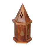 Buddha Cone Burner with Storage Sheesham