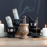 Pentagram Mortar and Pestle 5 inch