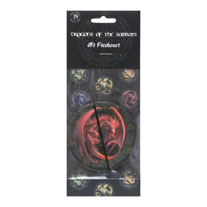 6 x Lammas Dragon Bread Scented Air Freshener by Anne Stokes