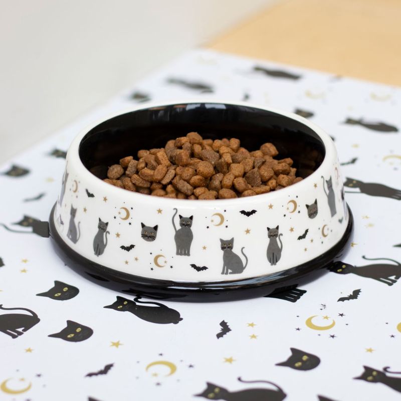 Gothicat Print Food Bowl