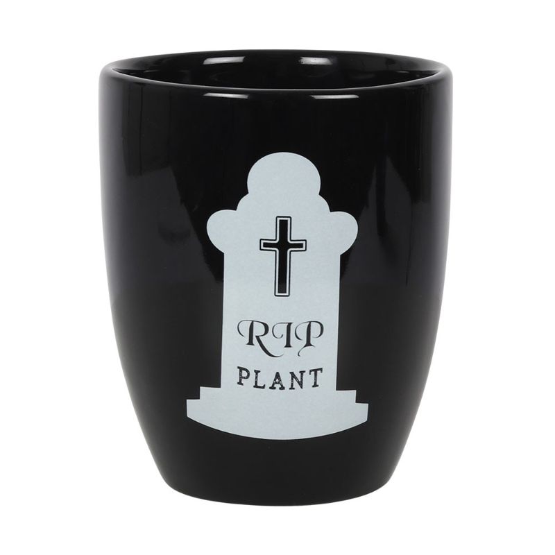 RIP Plant Gothic Ceramic Plant Pot