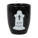 RIP Plant Gothic Ceramic Plant Pot