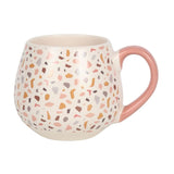 Terrazzo Print Rounded Ceramic Mug