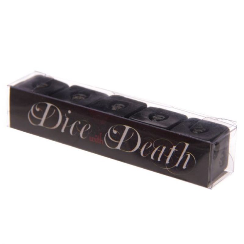 Black Skull Dice (Pack of 5)