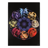 Large Dragons of the Sabbats Canvas Plaque by Anne Stokes