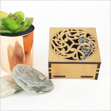 Square Trinket Box - Circle (Small)