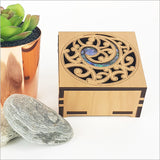 Square Trinket Box - Koru 2 (Small)