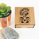 Square Trinket Box - Tiki (Small)