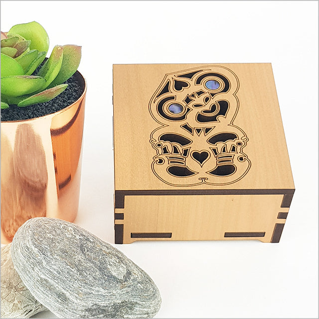 Square Trinket Box - Tiki (Small)