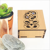 Square Trinket Box - Tiki (Small)