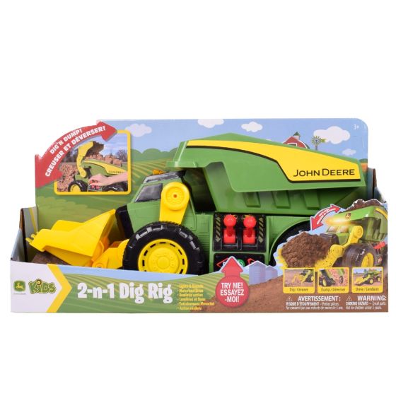 John Deere 2 In 1 Motorised Dig Rig - John Deere