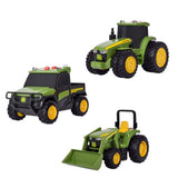 John Deere Lights & Sounds Mini Tractors - 3 Pk - John Deere