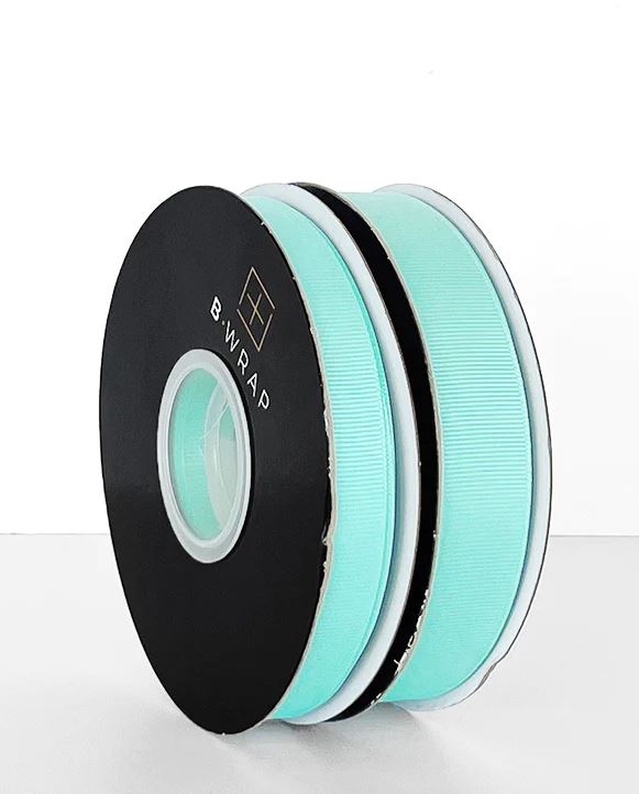 Ribbon - Grosgrain 22mm x 30mtrs Aqua