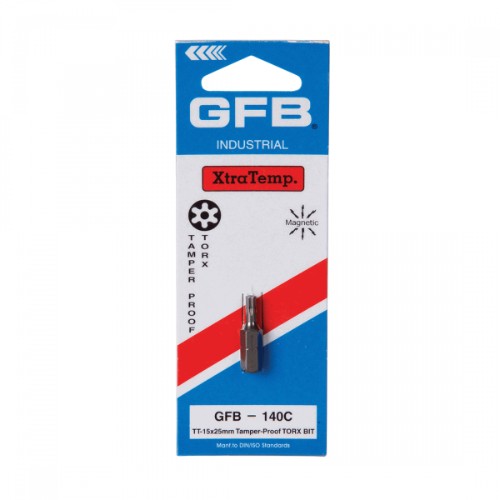 GFB Torx Bits 141 for precision fastening, ideal for tamper-resistant T20 screws in automotive and electronics work.