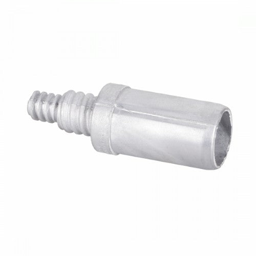 MARSHALLTOWN End Cap Male with robust male thread, designed for secure attachment to aluminium bullfloat handles.