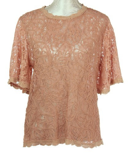 Rhonda Lace With Cord Top  PINK (Version 1)