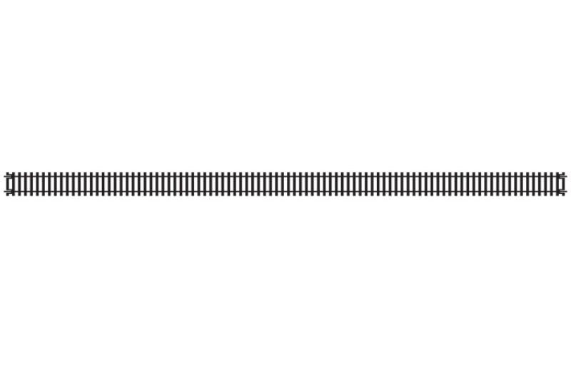 Hornby Long Straight 670mm track pieces for model railways, ideal for enhancing layouts and train performance.