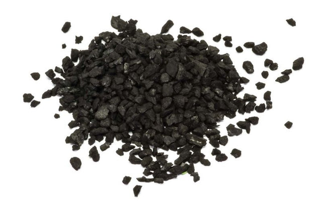 Hornby Ballast Coal, 100g, finely crushed coal for realistic model train layouts, perfect for 1/76 scale environments.