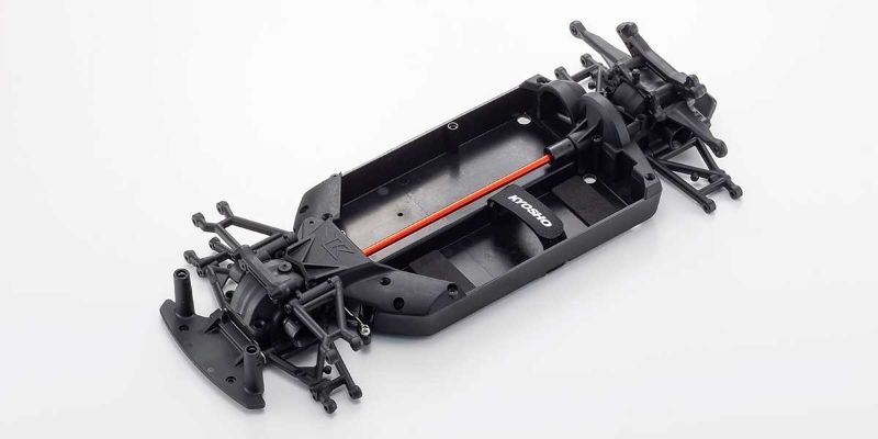 Kyosho EP FzrMk2 chassis kit, a versatile 4WD base for RC cars, 375mm length, 260mm wheelbase, 1490g weight.