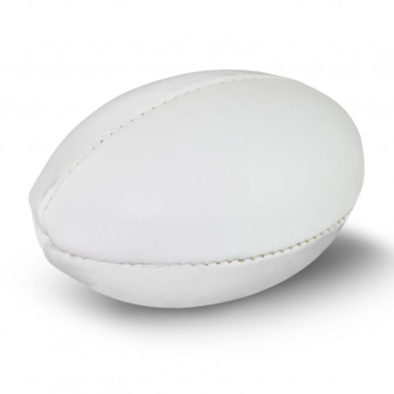 Mini Rugby Ball - White (Set of 6)