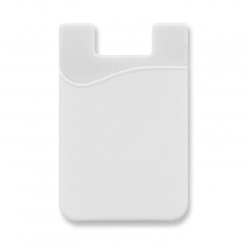 Phone Wallet - Silicone White (Set of 12)
