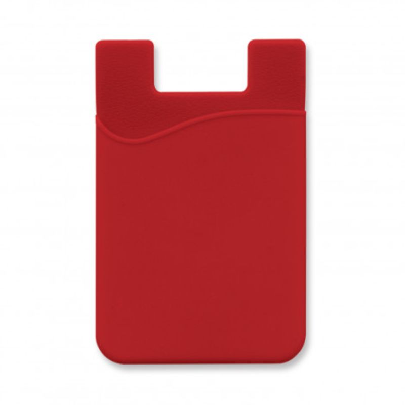 Phone Wallet - Silicone Red (Set of 12)