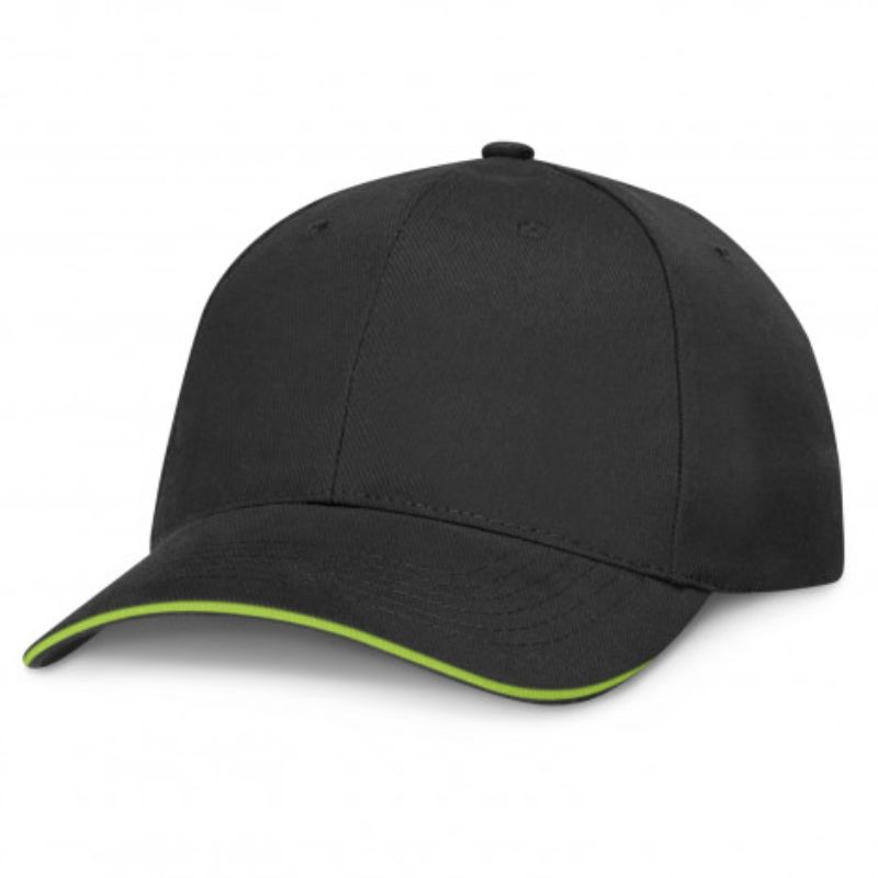 Swift Cap - Black/Bright Green (Set of 6)