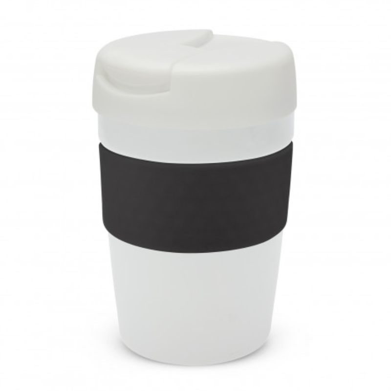 Java Vacuum Cup - 340ml (White/Black)