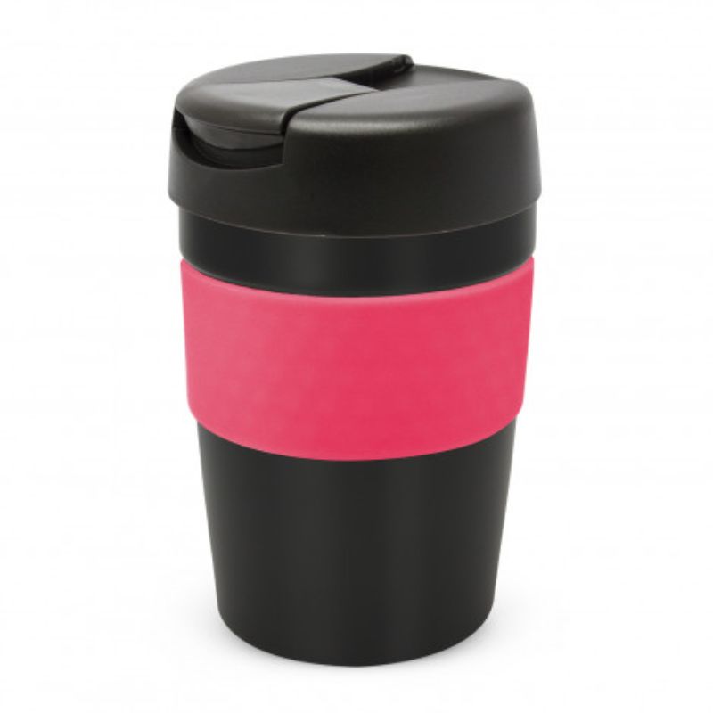 Java Vacuum Cup - 340ml (Black/Pink)