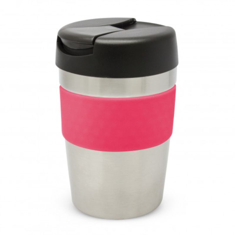 Java Vacuum Cup - 340ml (Silver/Black/Pink)