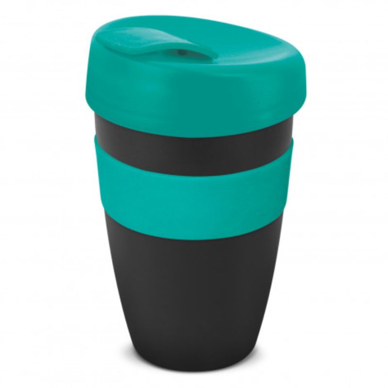 Express Cup Deluxe - 480ml Black/Teal (Set of 6)