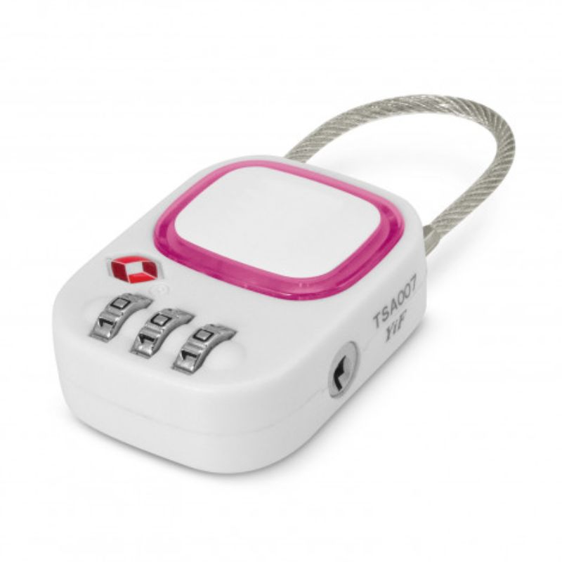 TSA Lock - Zodiac Pink (Set of 3)