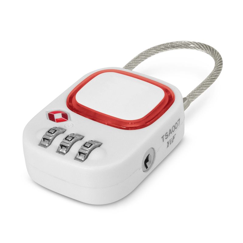TSA Lock - Zodiac Red (Set of 3)
