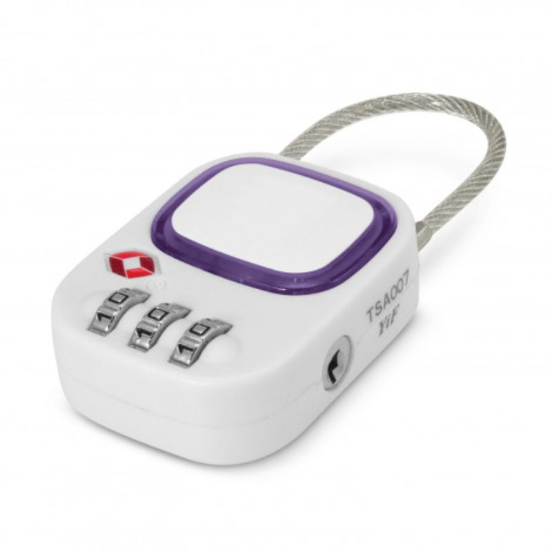 TSA Lock - Zodiac Purple (Set of 3)