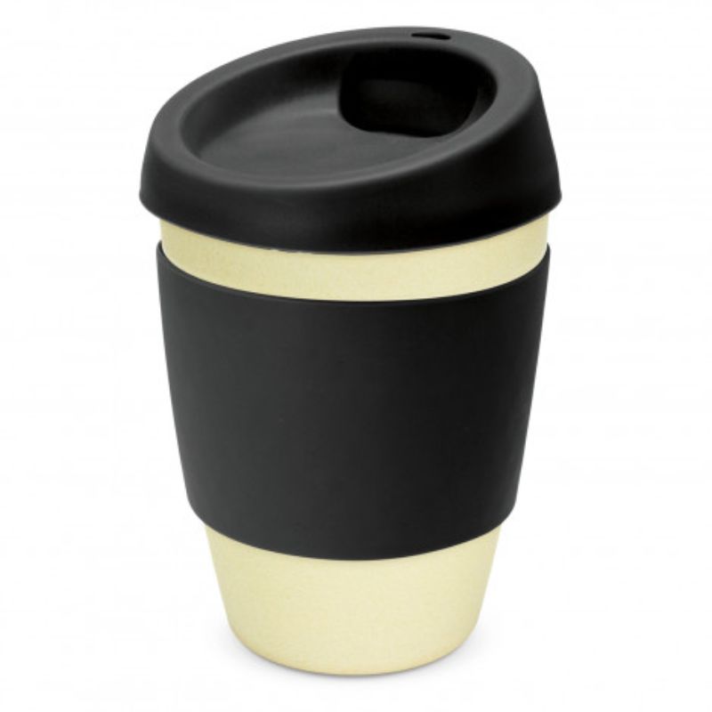 Bamboo Cup - Metro Natural/Black (Set of 6)