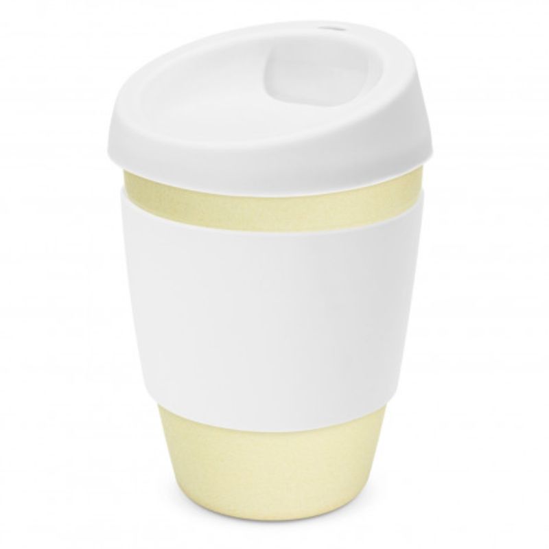 Bamboo Cup - Metro Natural/White (Set of 6)