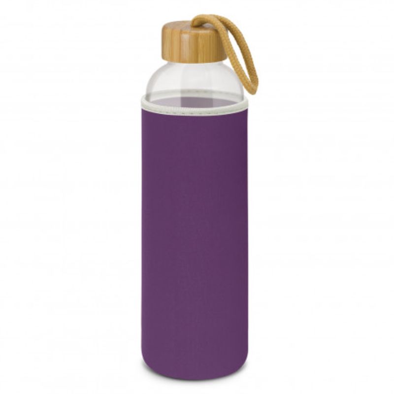 Glass Bottle - Eden Neoprene Sleeve Purple (Set of 3)