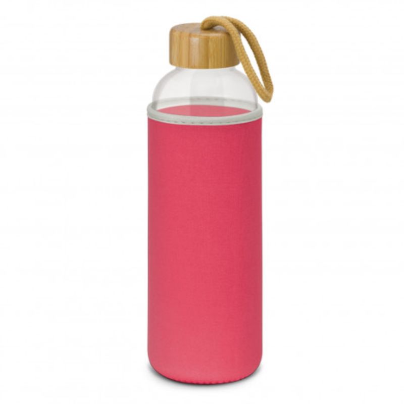 Glass Bottle - Eden Neoprene Sleeve Pink (Set of 3)