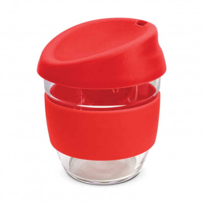 Nova Cup - Borosilicate 250ml   Red (Set of 3)
